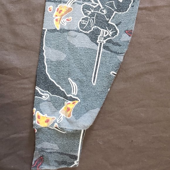 Pizza Ninja Warrior Pajama 2 Piece Set 100% Cotton Children's Place Size 5 - Picture 6 of 7